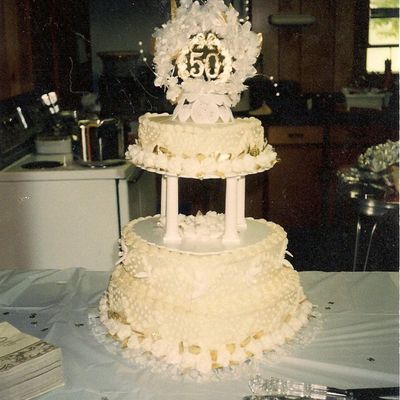 50Th Anniversary Cake