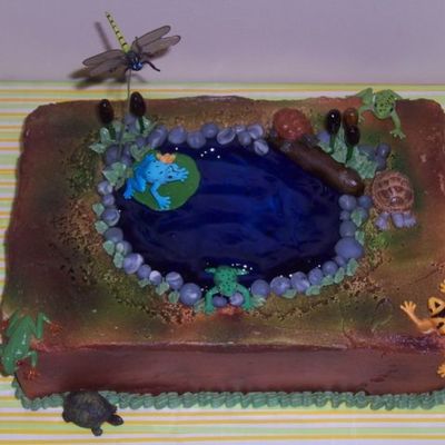 Swamp Frog Cake