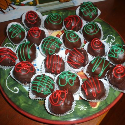 Christmas Cake Truffles