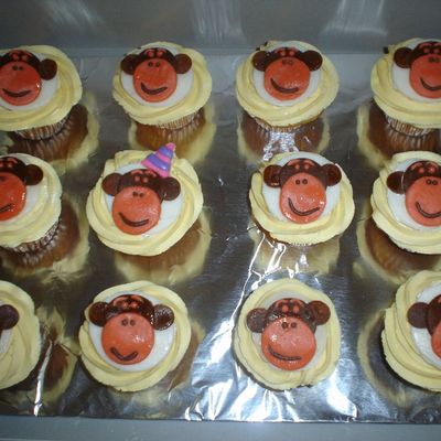 Monkey Cupcakes