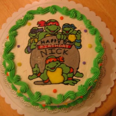 Teenage Mutant Ninja Turtles Cake