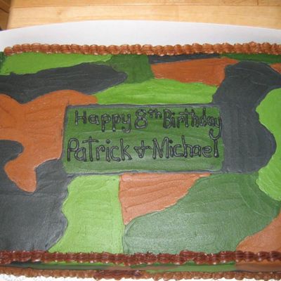 Camo Cake