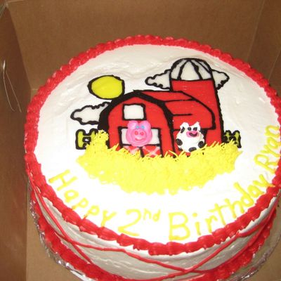 Farm/barn Cake