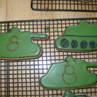 Army Tank Cookies