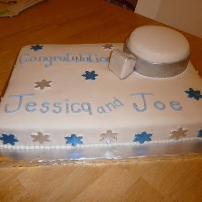 Engagement Party Cake