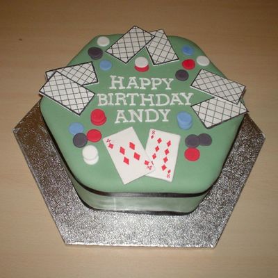 Poker Cake