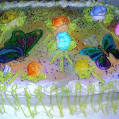 Butterflies And Roses