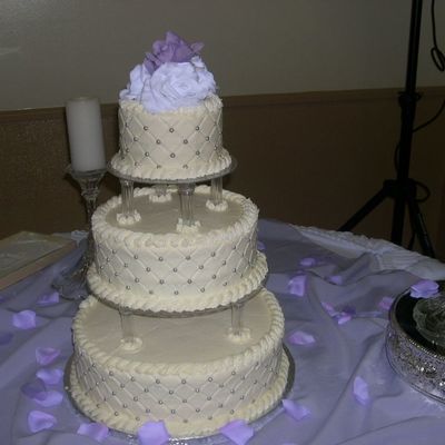 First Big Wedding Cake