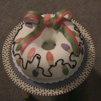 Beautiful Christmas Cake