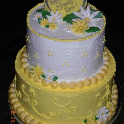 Yellow And White Daisy Birthday