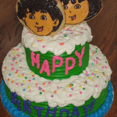Dora/diego Birthday Cake