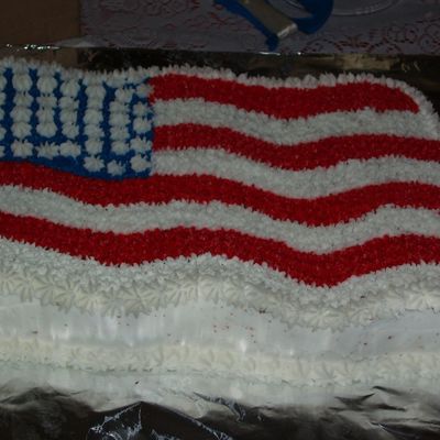 Flag Cake