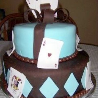 Playing Cards Birthday Cake