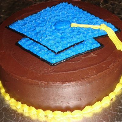 Chocolate Grad Cake