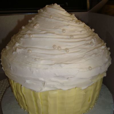 Giant Wedding Cupcake