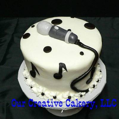 Microphone Cake