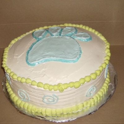 Dog Paw Cake