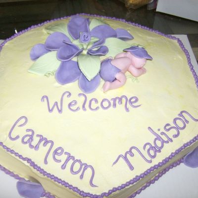 Fondant Sleeping Baby