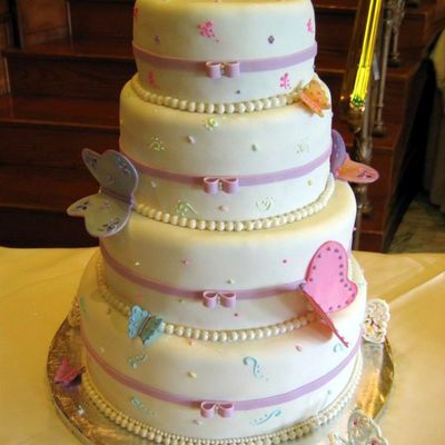 Butterfly Fantasy Wedding Cake