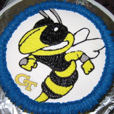 Georgia Tech Birthday Cake