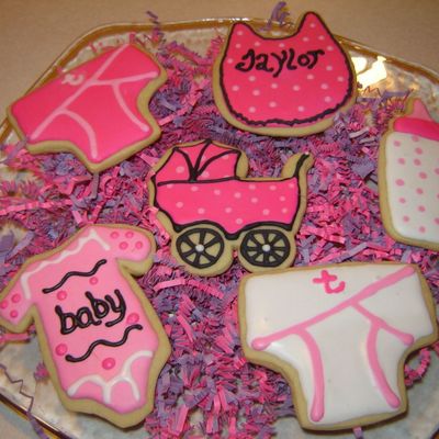 Baby Girl Cookies