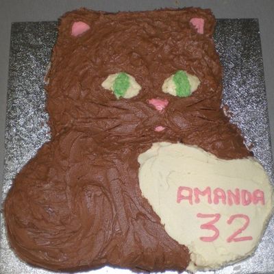 Cat Birthday Cake
