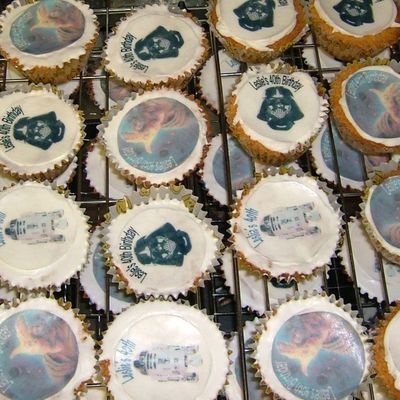 Cup Cakes/fairy Cakes For My Husbands 40Th Birthday ( Made To Take Into Work For His Collegues) 2006
