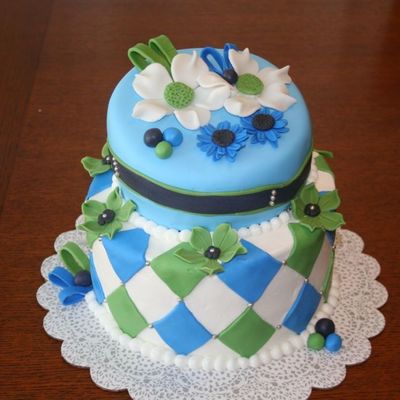 Blue And Green Birthday