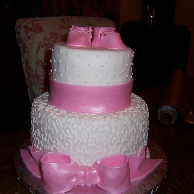 Girl Baby Shower Booties