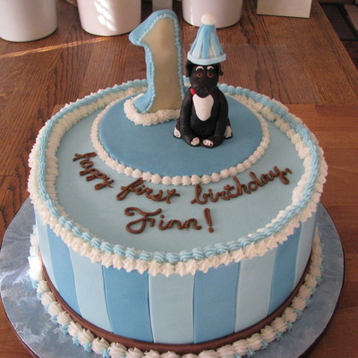 Blue Stripe Birthday