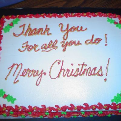 Thank You Cake For Teachers