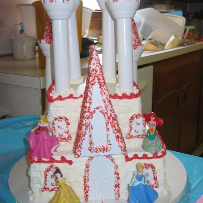 Princess Castle Cake