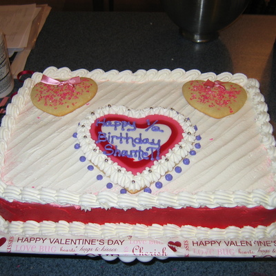 Valentines Day Birthday Cake