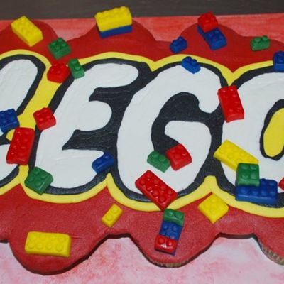 Lego Cupcake Cake