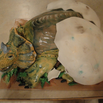 Hatching Triceratops