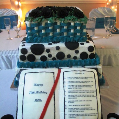 70Th Birthday Cake