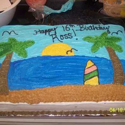 Luau Cake
