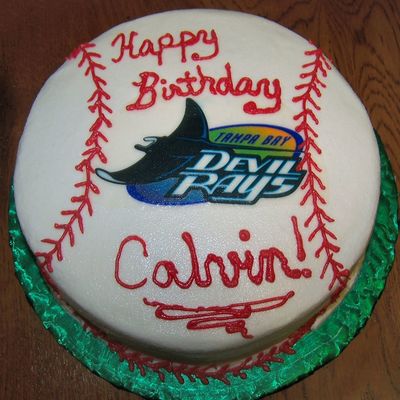 Baseball Birthday Cake.