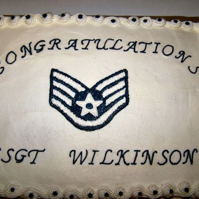 Air Force Promotion Cake