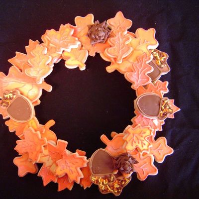 Fall Cookie Wreath