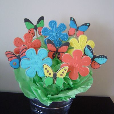 Flowers And Butterflies
