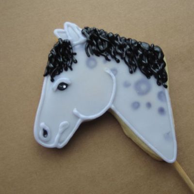 Grey Spotted Horse