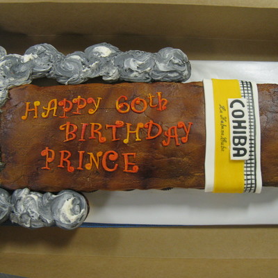 Cigar Cupcake Cake
