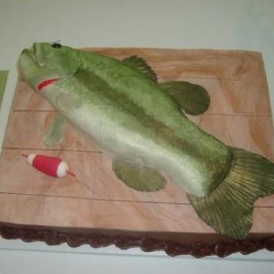 Largemouth Bass Grooms Cake