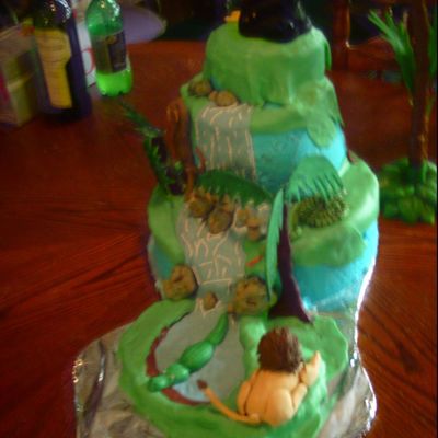 Jungle ,rain Forest Cake
