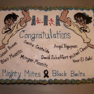 Kids' Martial Arts Cake