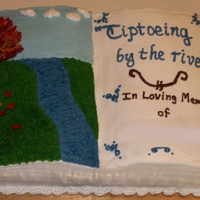 Memorial Service Cake