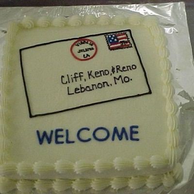 Postal Carrier Cake