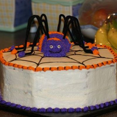 Halloween Spider Cake