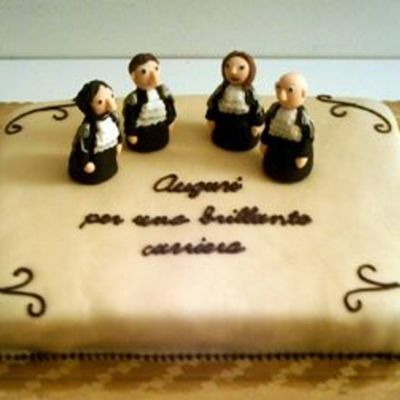 Italian Lawyers Grad Cake